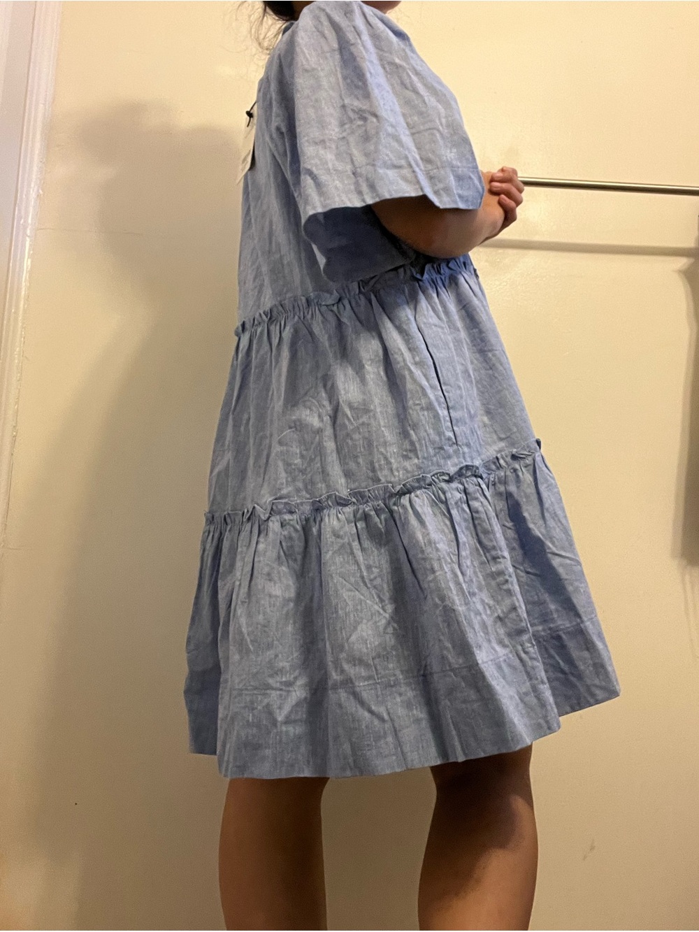 JY26 Tuckernuck Chambray Crawford Dress - Picture 5 of 10